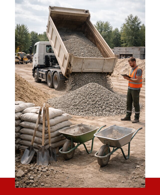 Доставка нерудных материалов в Видном от 1242 руб. | ПРОНЕРУДВдн