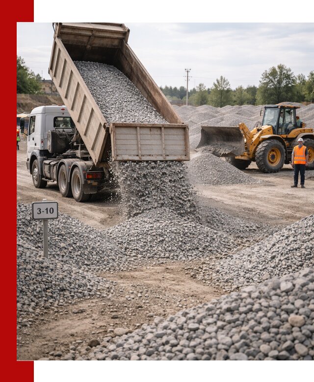 Гранитный щебень фракции 3–10: доставка и продажа в Видном