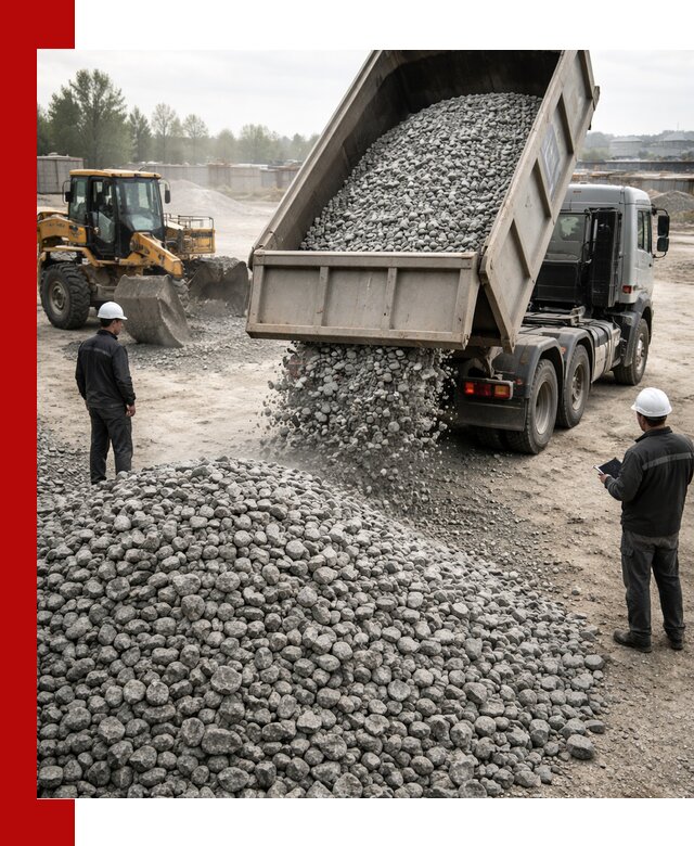 Доставка гранитного щебня фракции 20-40 в Видном