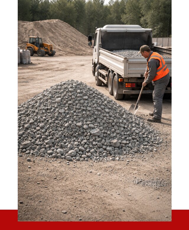 Гравийный щебень фракция 5-10 в Видном от 2277 р. | ПРОНЕРУДВдн