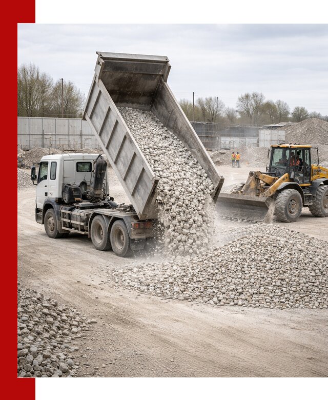 Доставка и продажа известнякового щебня в Видном