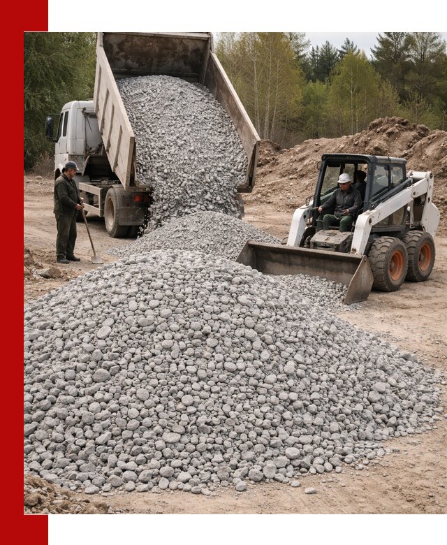 Доставка доломитового щебня в Видном напрямую от карьера