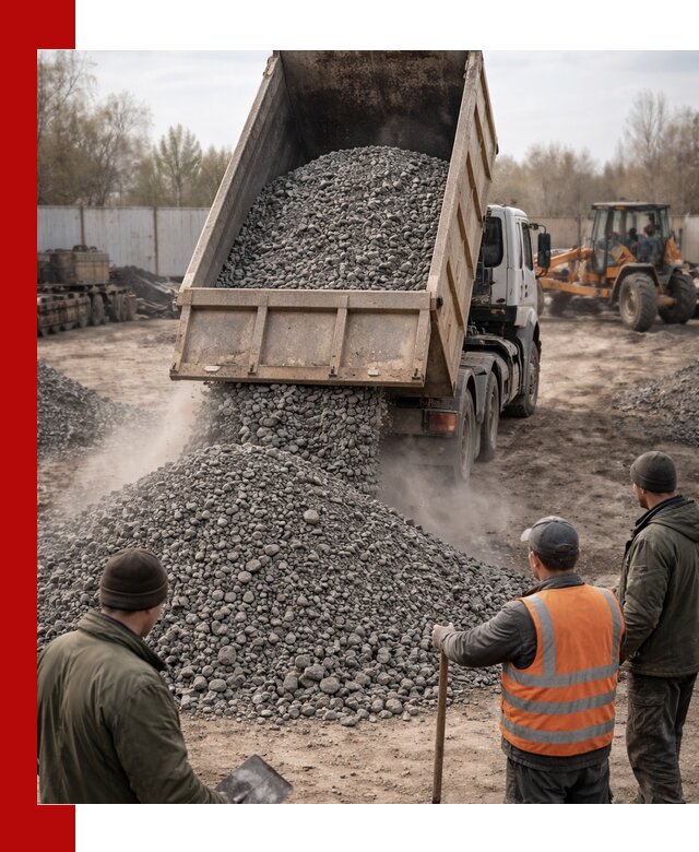 Доставка шлакового щебня в удобные сроки по выгодной цене в Видном