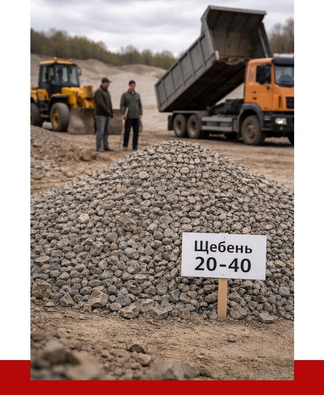 Бетонный щебень фракция 20-40 в Видном от 2536 р. | ПРОНЕРУДВдн