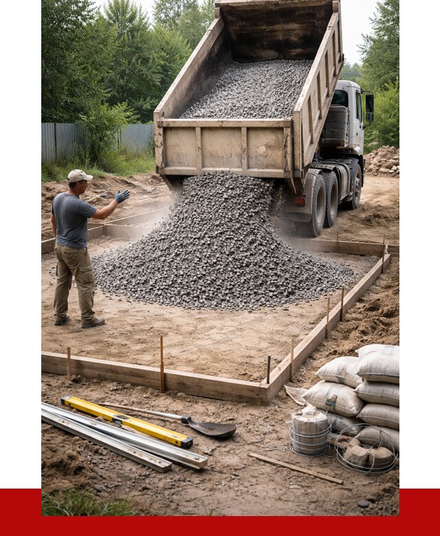 Купить щебень для фундамента в Видном от 4658 р. | ПРОНЕРУДВдн