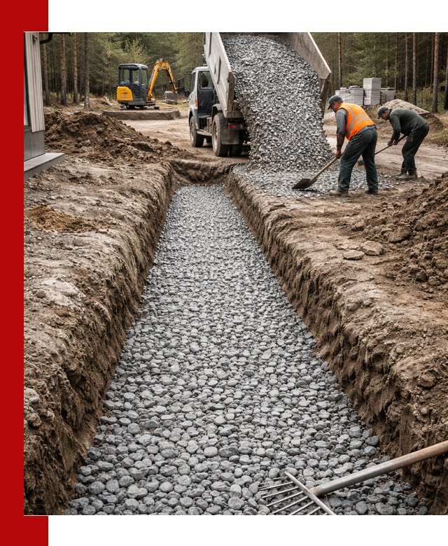 Щебень для дренажа с доставкой в Видном высокого качества