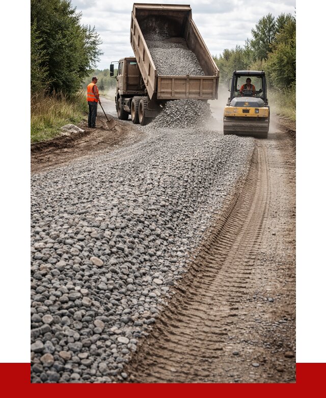 Щебень для отсыпки дороги в Видном от 2795 р. ПРОНЕРУДВдн