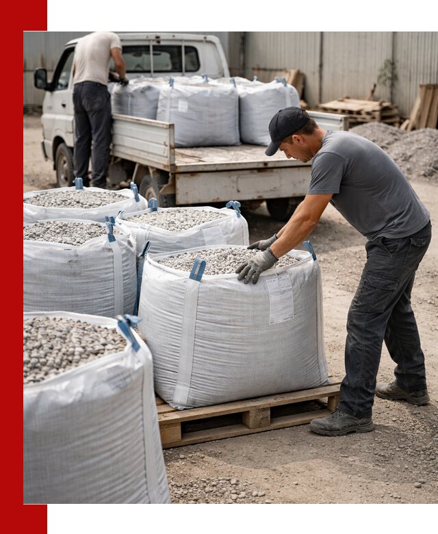 Доставка щебня в мешках по выгодным ценам в Видном