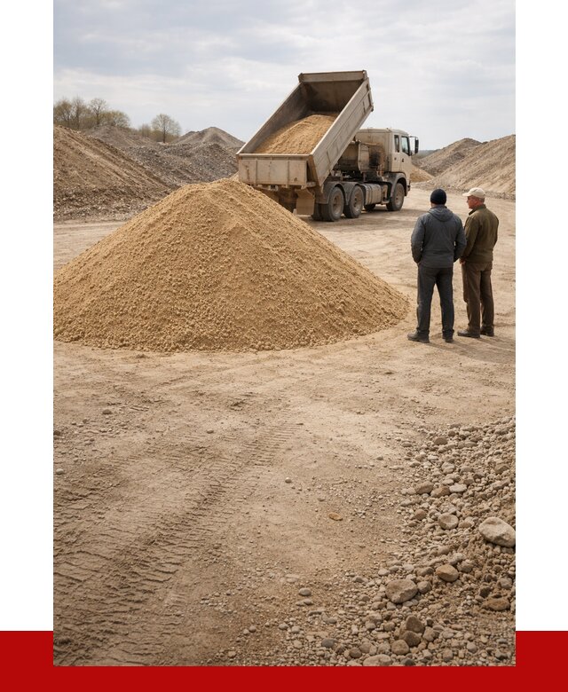 Карьерный песок крупнозернистый в Видном от 8798 р | ПРОНЕРУДВдн