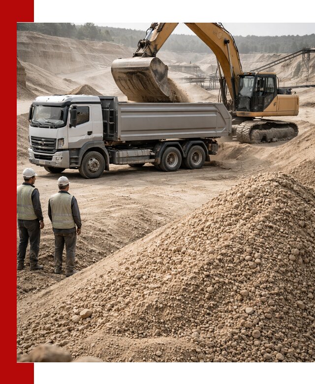 Карьерный крупнозернистый песок с доставкой в Видном