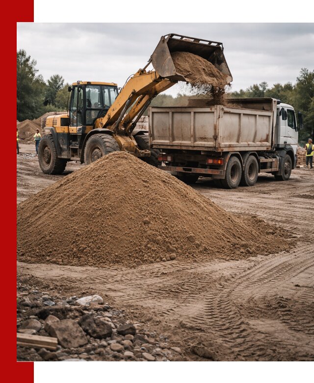 Доставка речного песка навалом в Видном быстро и выгодно