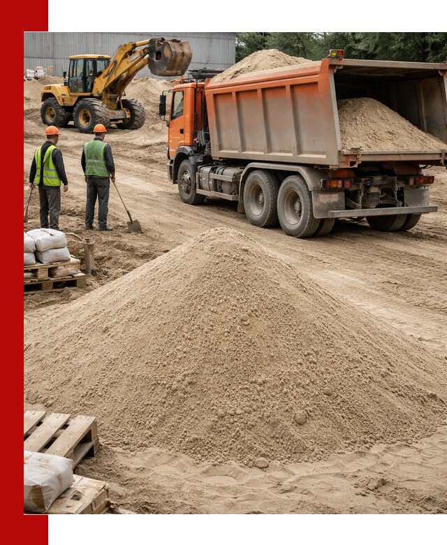 Доставка и продажа мытого речного песка в Видном