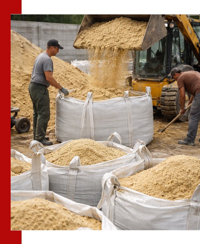 Поставка качественного песка для кладки в Видном