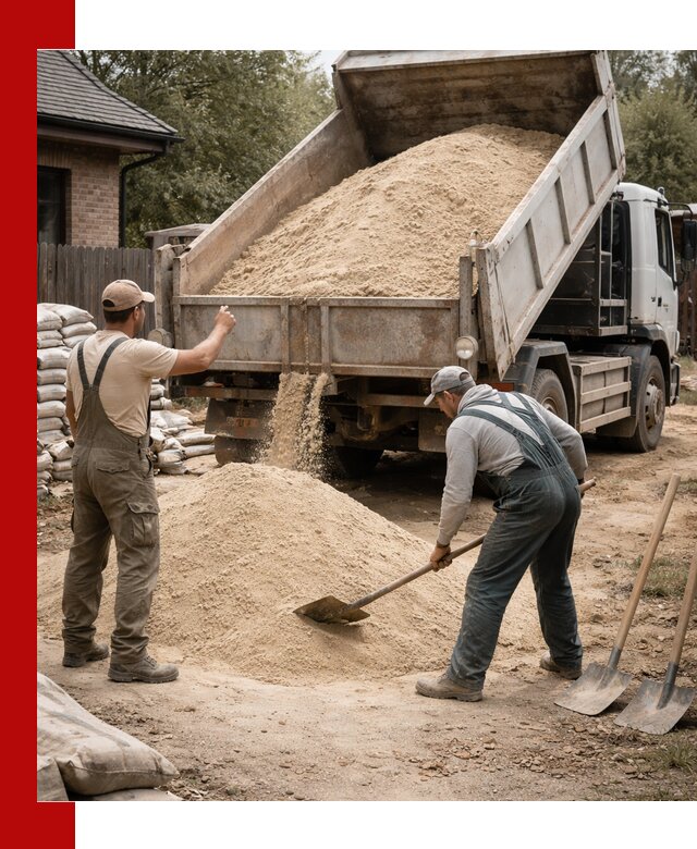 Песок для штукатурки с доставкой в Видном качественный и чистый