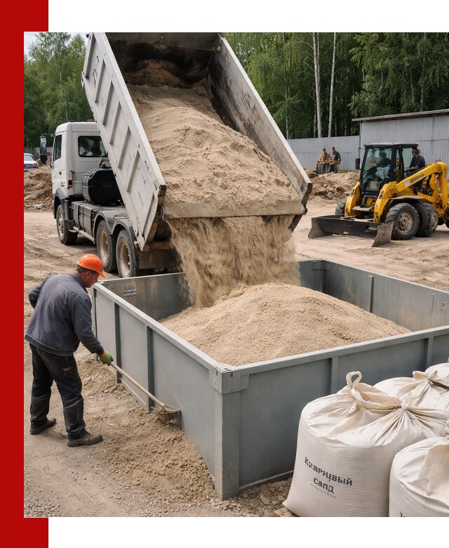 Кварцевый песок для фильтра в Видном — доставка и качество