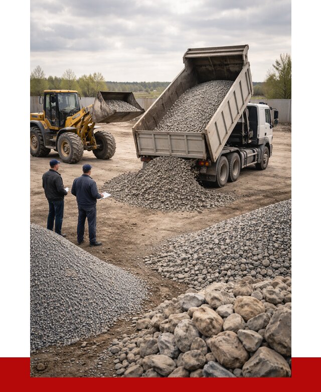 Гравий и камень с доставкой в Видном от 4347 р. - ПРОНЕРУДВдн