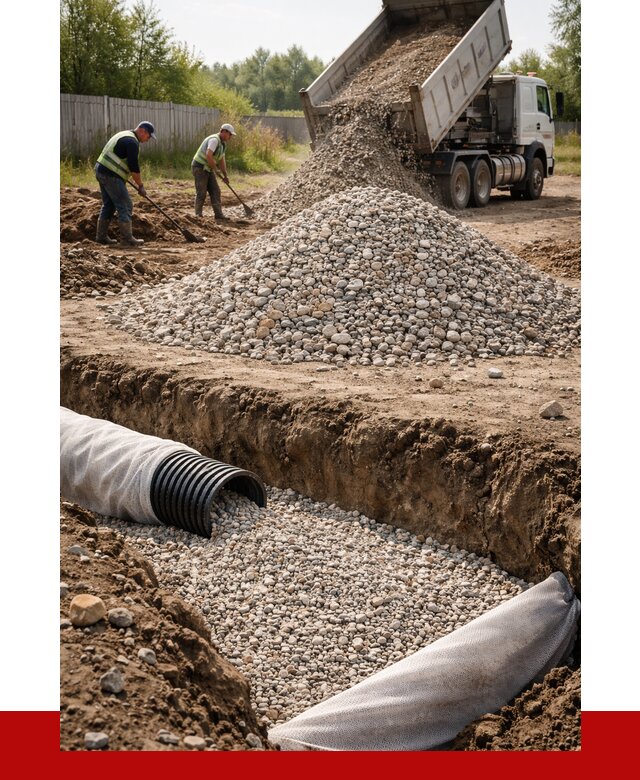 Гравий для дренажа в Видном от 2277 р., доставка ПРОНЕРУДВдн