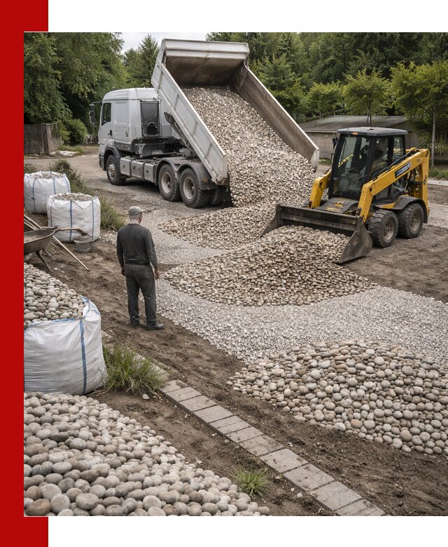 Доставка морской гальки оптом и в розницу в Видном