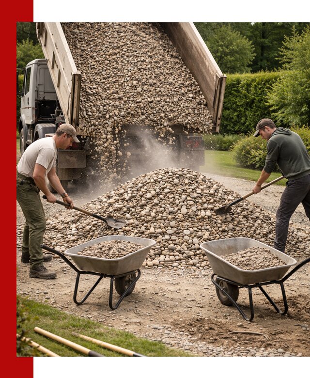 Доставка и продажа декоративной гальки в Видном