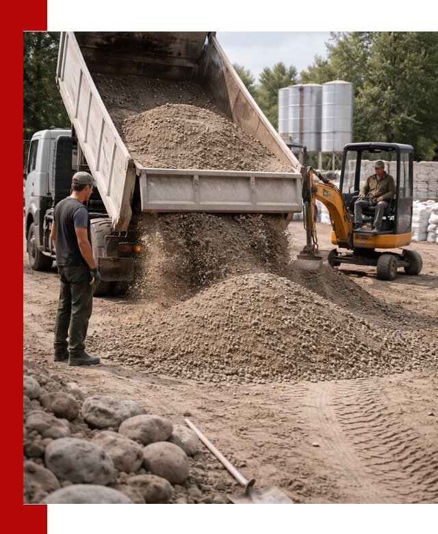 Доставка ПГС С3 в Видном самосвалами и миксерами