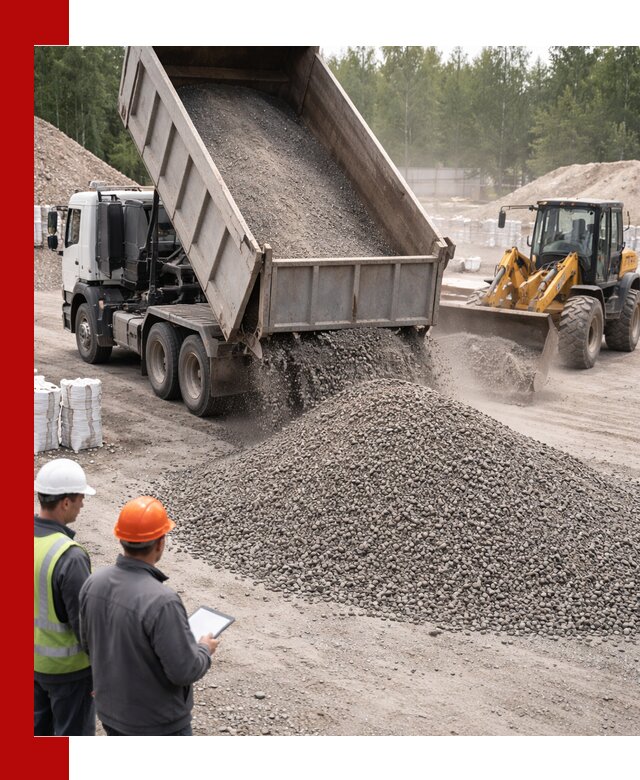 Доставка и продажа гранитного отсева 0-10 в Видном