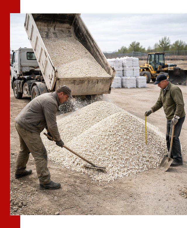 Мраморная крошка с доставкой и разгрузкой в Видном