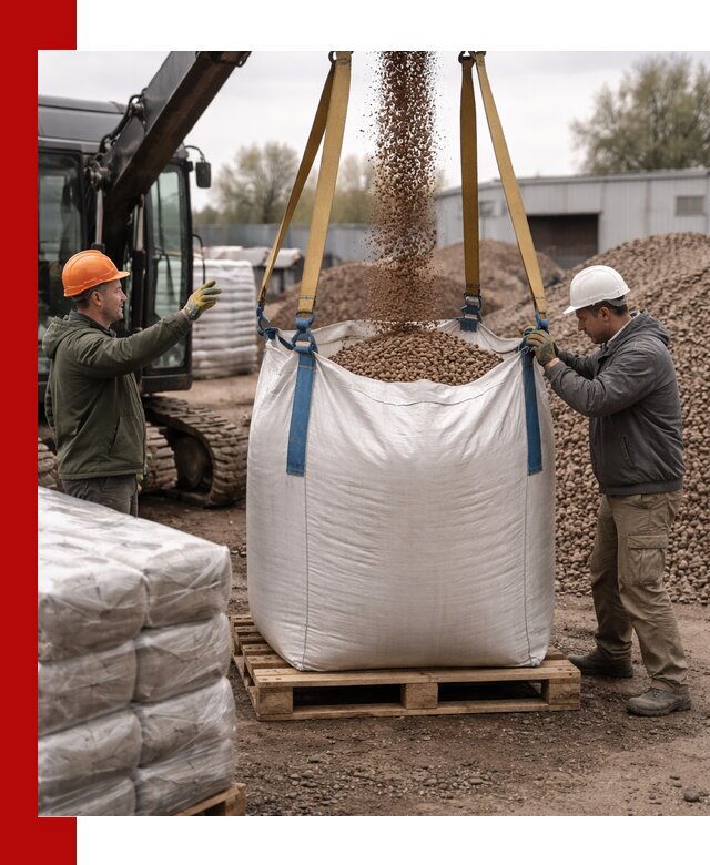 Керамзит в биг-бегах с доставкой в Видном