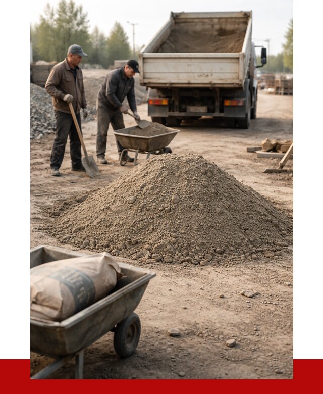 Цементно-песчаная смесь М150 в Видном от 4865 р. | ПРОНЕРУДВдн