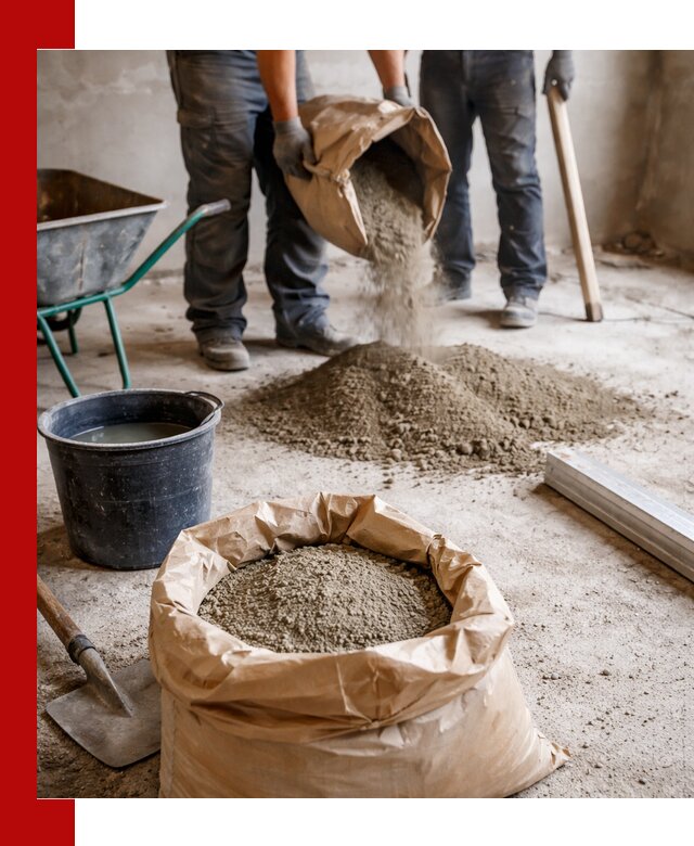 Доставка сухой смеси для стяжки в Видном