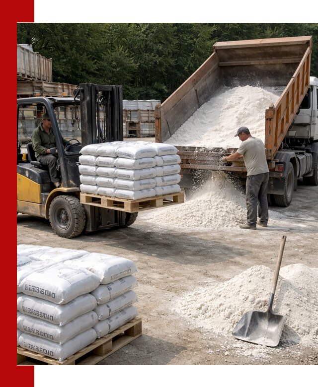 Доставка строительной извести оптом и в розницу в Видном