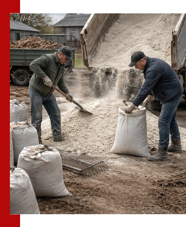 Доставка извести пушонки в Видном оптом и мелким оптом