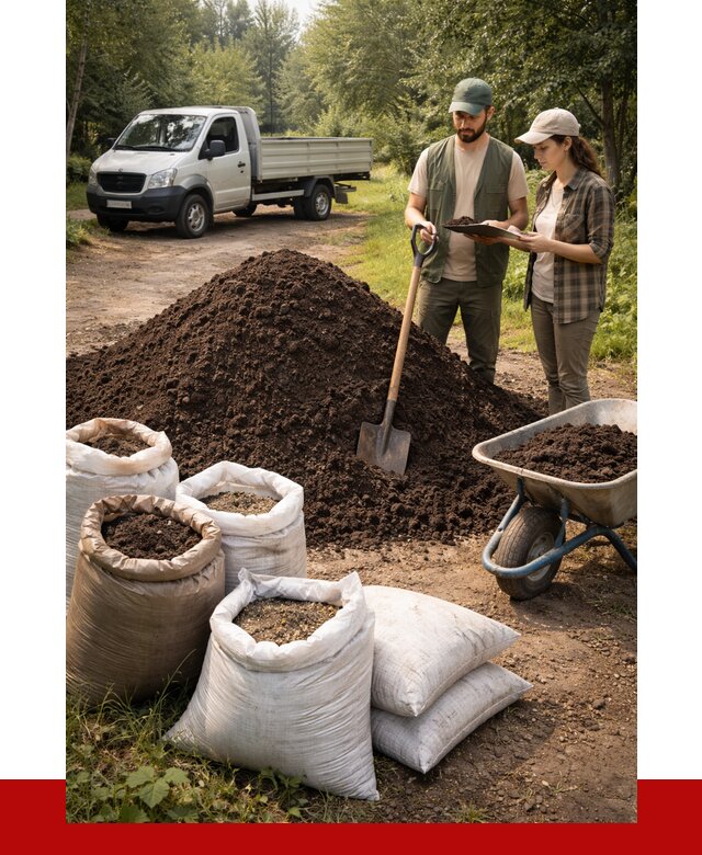 Купить грунт с доставкой в Видном от 4658 р. за м3 | ПРОНЕРУДВдн