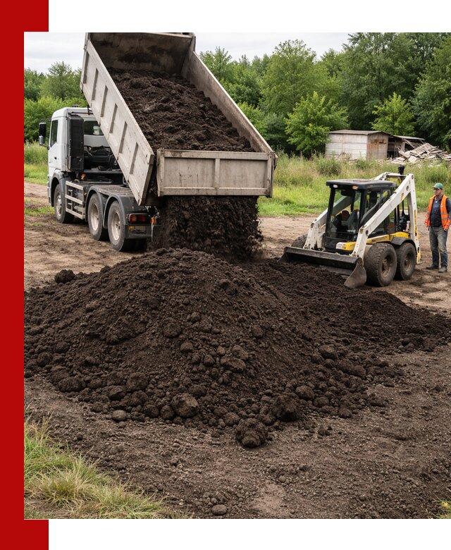 Поставка плодородной земли с доставкой самосвалом в Видном