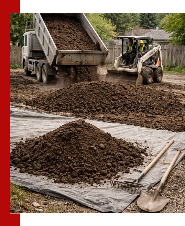Грунт для отсыпки участка с доставкой в Видном
