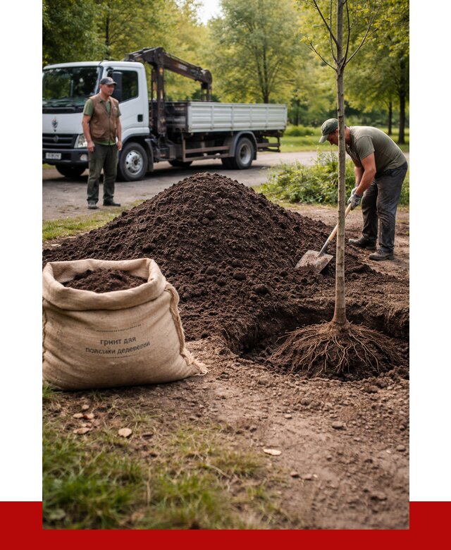 Грунт для посадки деревьев в Видном от 1242 р. | ПРОНЕРУДВдн