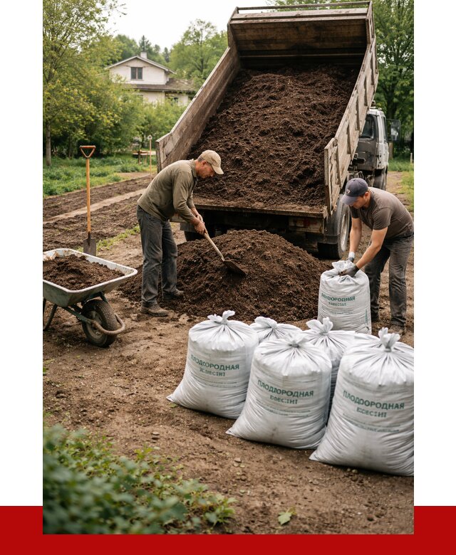 Плодородная смесь в Видном от 4347 р./куб с доставкой | ПРОНЕРУДВдн