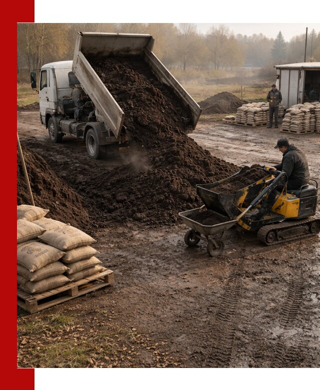 Кислый торф в доставке по выгодным ценам в Видном