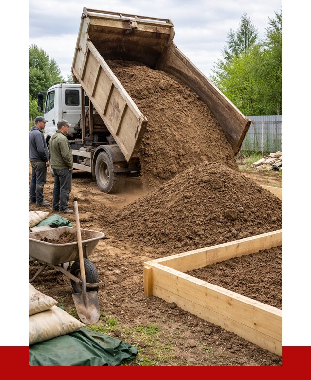 Торфо песчаная смесь в Видном с доставкой от 1915 р. | ПРОНЕРУДВдн