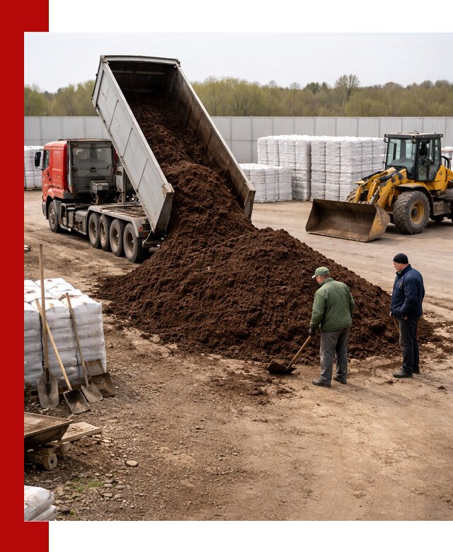 Доставка торфяных смесей оптом и в розницу в Видном