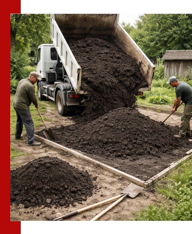 Купить чистый чернозем для огорода с доставкой в Видном