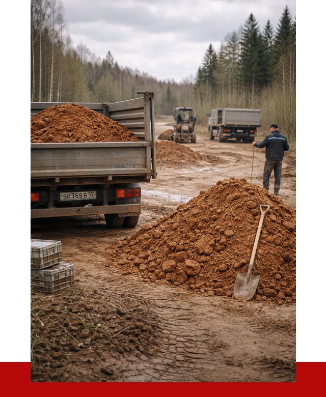 Глина и суглинки в Видном от 4658 р. за куб | ПРОНЕРУДВдн