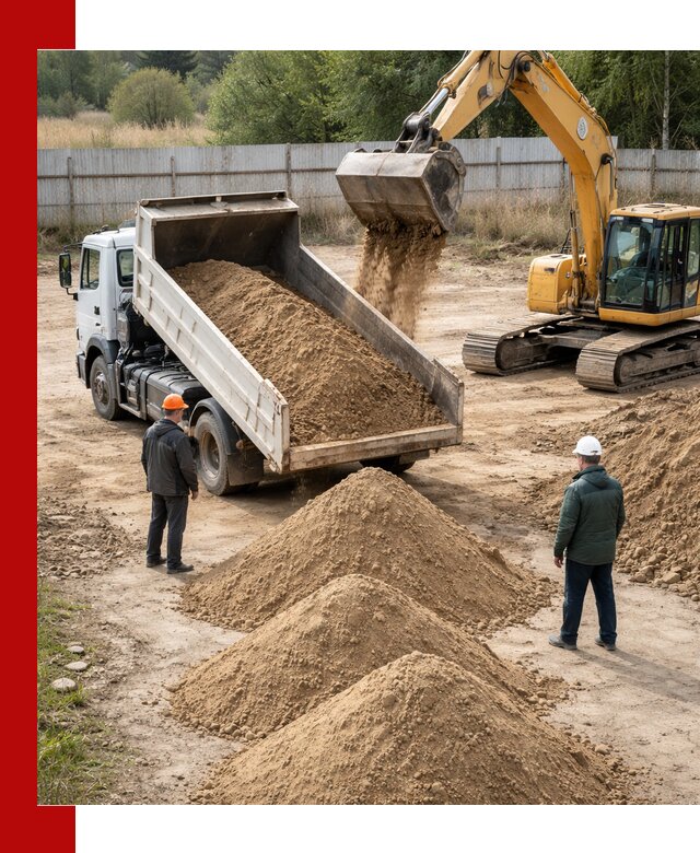 Доставка супеси вагонными и автопартиями в Видном