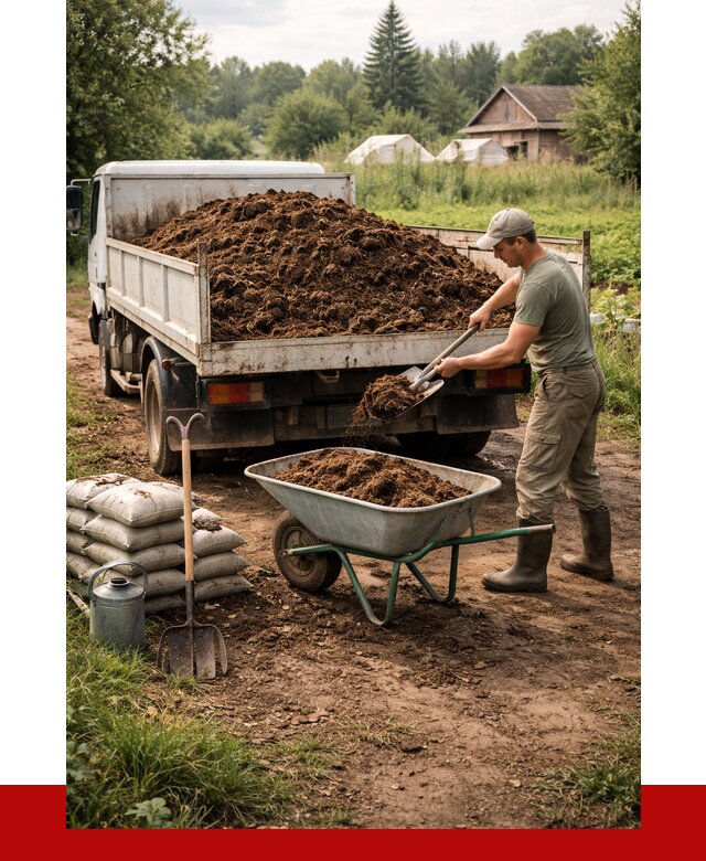 Купить коровий навоз с доставкой в Видном от 1863 р. | ПРОНЕРУДВдн