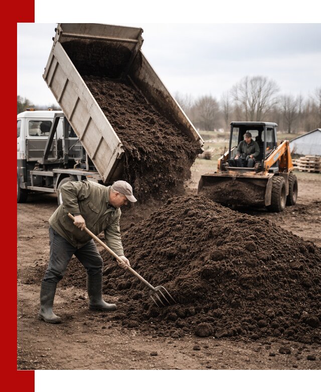 Доставка и продажа перегноя в Видном быстро и дешево