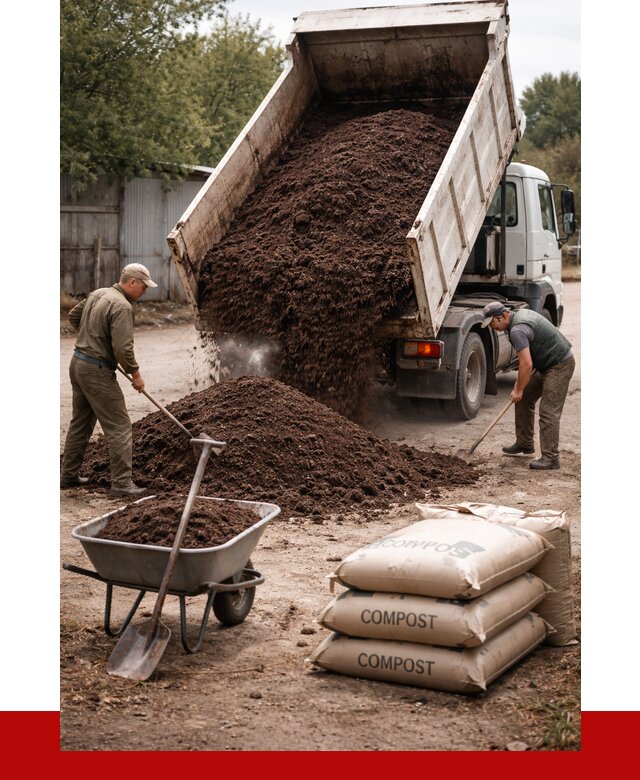 Купить компост в Видном от 4347 р. за куб с доставкой | ПРОНЕРУДВдн