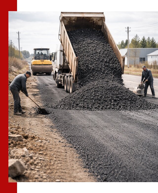 Асфальтовая крошка для дорог в Видном — поставка и доставка