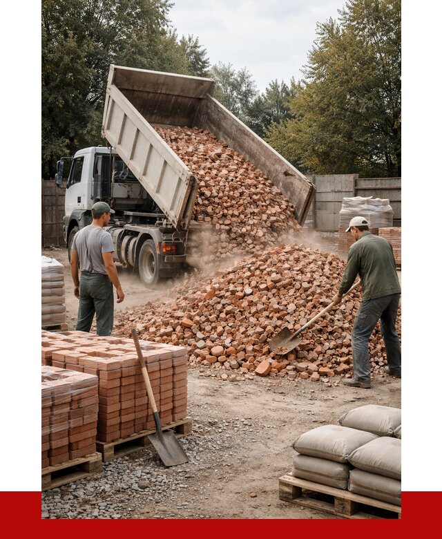 Бой кирпича в Видном с доставкой от 4347 руб/куб | ПРОНЕРУДВдн