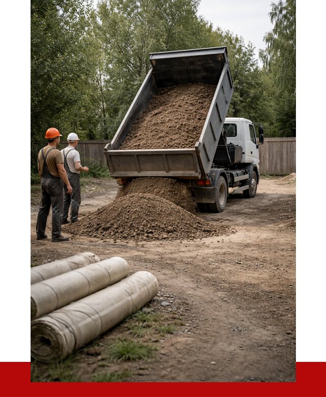 Доставка сыпучих материалов самосвалом в Видное от 4347 р. | ПРОНЕРУДВдн