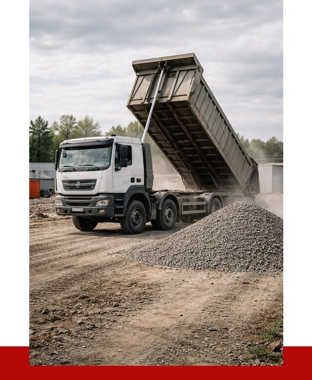 Доставка самосвалом 40 кубов в Видном от 9315 р. | ПРОНЕРУДВдн