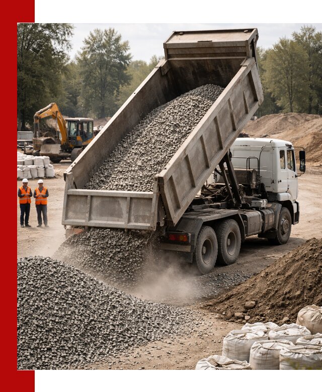 Аренда самосвала в Видном для доставки сыпучих и нерудных материалов